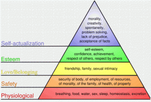 maslow's hierarchy of needs